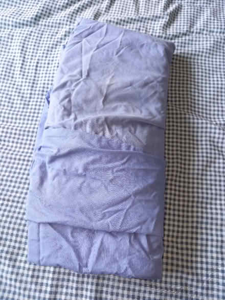 Photo of free Single bed fitted sheet in light blue. (Euxton PR7) #1