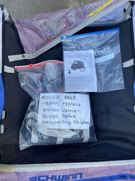 Photo of free Schwinn Combo Stroller/Bike Carrier (near the Cupertino Library) #2