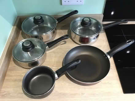 Photo of free Saucepan set (Kilborn Rd area, Wboro NN8) #1