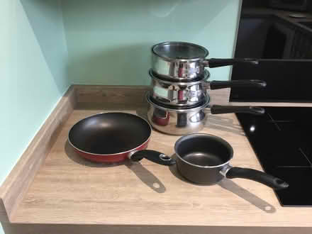 Photo of free Saucepan set (Kilborn Rd area, Wboro NN8) #2