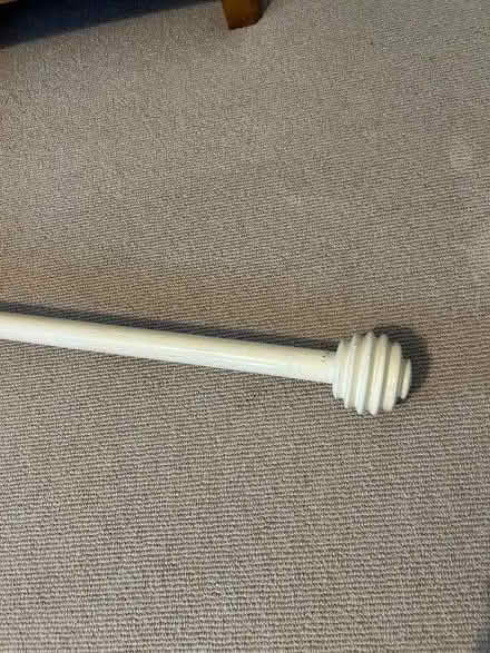 Photo of free White metal curtain pole (Chiswick W4) #2
