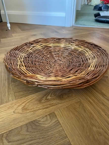 Photo of free Weaved flat basket/plate (Haywards Heath RH16) #2