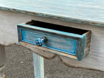 Photo of free Old wooden table with small drawer (Harrogate HG2) #3