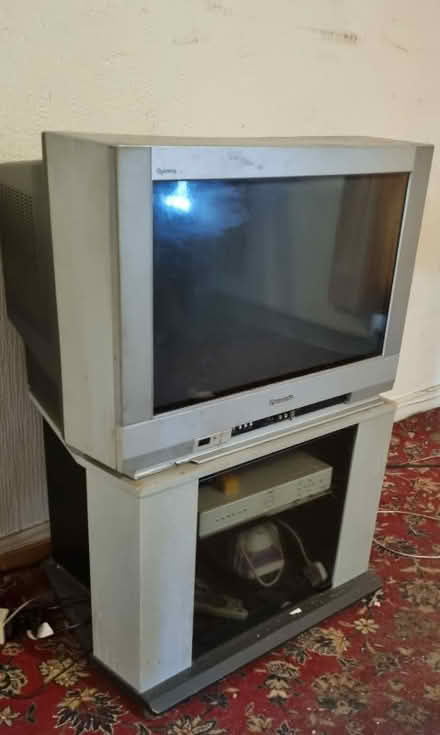 Photo of free Panasonic tv & cabinet (Kidwelly SA17) #1