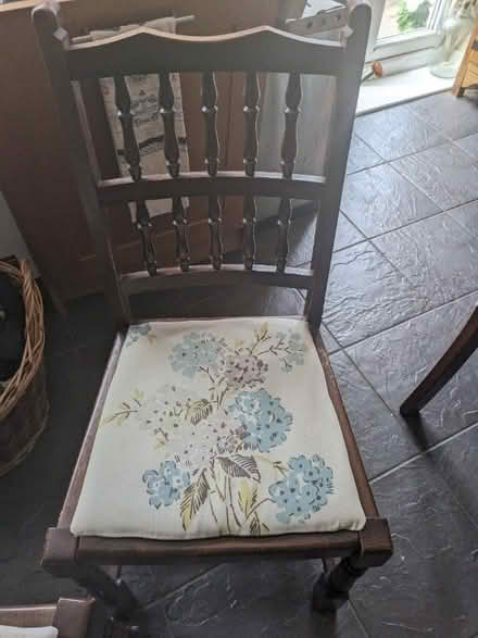 Photo of free 2x Mahogany Sturdy Chairs (Spital CH63) #2