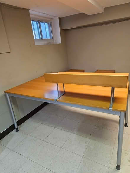 Photo of free Corner desk with monitor riser (Leslieville) #3