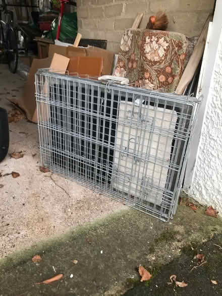 Photo of free Collapsible metal dog cage. (Arnside LA5) #2