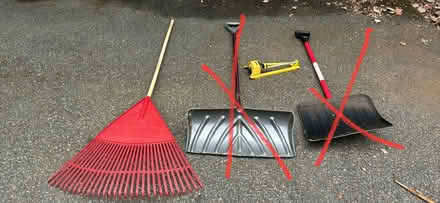 Photo of free Rake and sprinkler (Dunstable, MA) #1