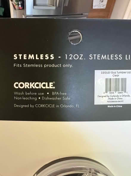 Photo of free Clear lid (cornice 12 oz stemless) (Mountain View near Costco/101) #2