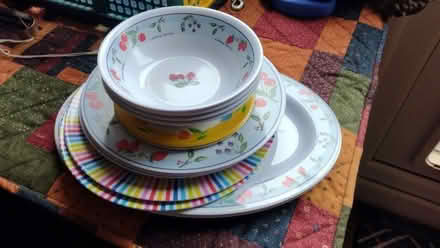 Photo of free Plastic melamine type picnic set (Oswestry SY11) #1