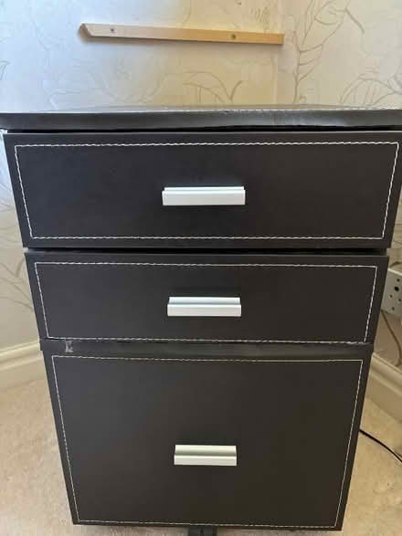 Photo of free Faux leather filing cabinet (Abbeydale Park S17) #1