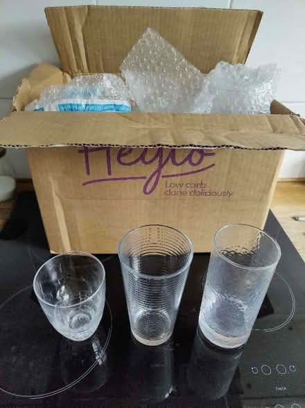 Photo of free Box of glasses (Oaklands nr Welwyn AL6) #1