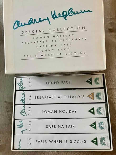 Photo of free Audrey Hepburn VHS Collectors Set (Woodhall Park SN2) #2