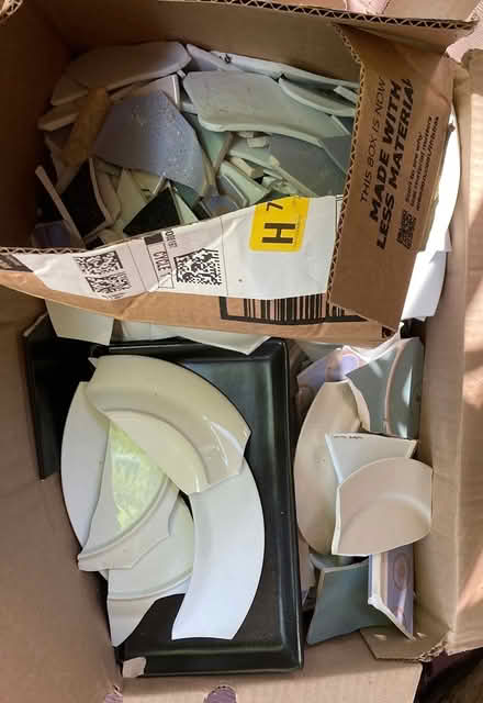 Photo of free Broken ceramics pieces (Camb/Watertown/Belmont line) #2