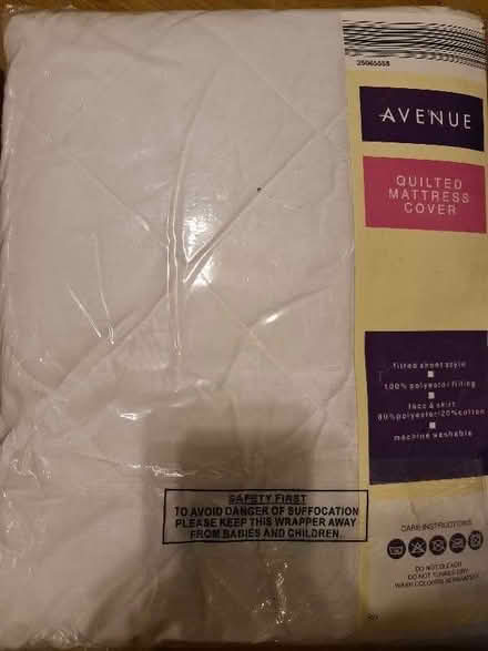 Photo of free X2 single quilted mattress covers (Tower Gardens Estate N17) #3