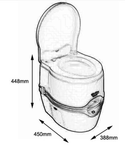 Photo of free PortaPotti Portable Toilet (Tividale B69) #3