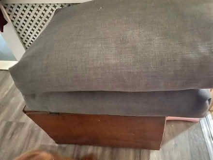 Photo of free Wooden chest and 2 likes cushion (Ravenscourt Park W6) #1