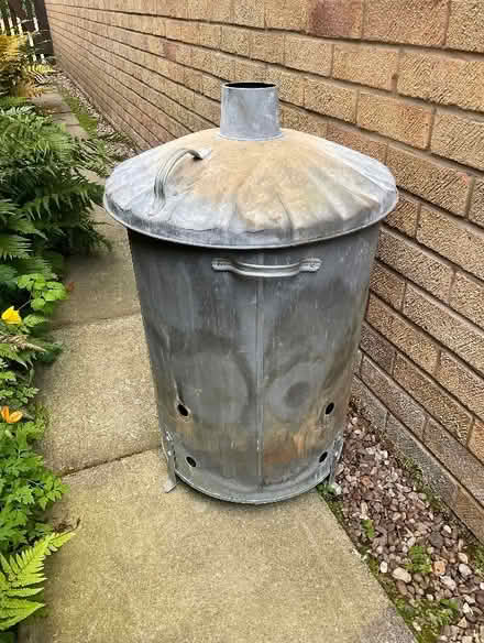 Photo of free Garden galvanised incinerator, used. (Grappenhall WA4) #2