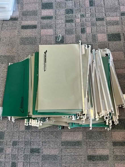 Photo of free Foolscap green hanging files (Brighton BN2 6) #1