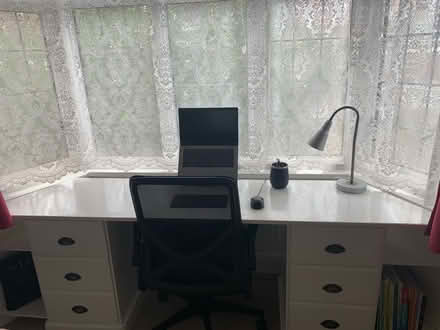 Photo of free Handmade wooden bay window desk (Mitcham CR4) #2