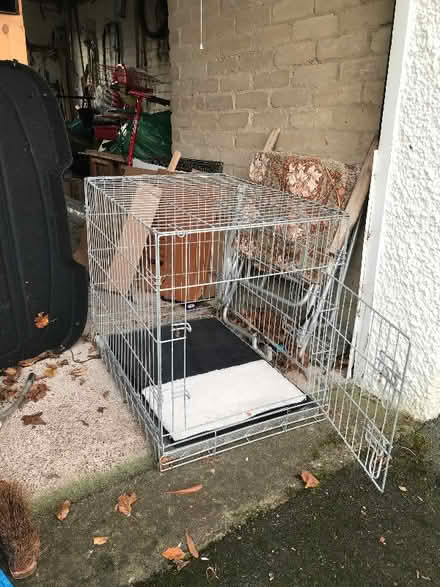 Photo of free Collapsible metal dog cage. (Arnside LA5) #1