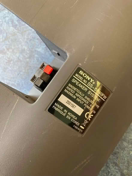 Photo of free Sony speakers - 2 pairs (Near Colwall - HR8) #2
