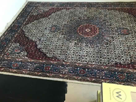 Photo of free Large patterned wool rug. (Arnside LA5) #1