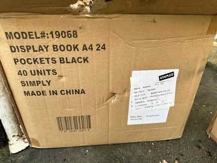 Photo of free Perfect for school - black folders with clear pockets (Great Braxted CM8) #2