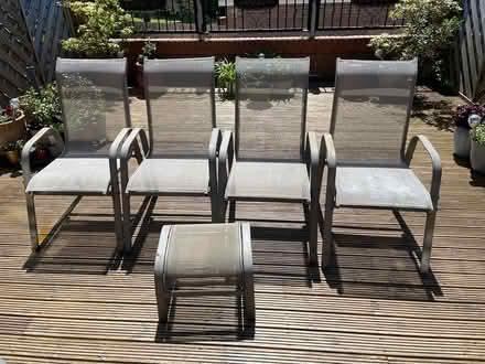 Photo of free Garden table and chairs (Huyton) #2