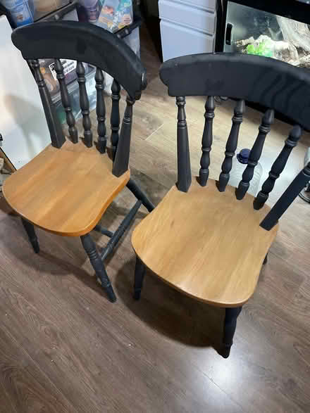 Photo of free 2 Dining Chairs (Wickford SS12) #1