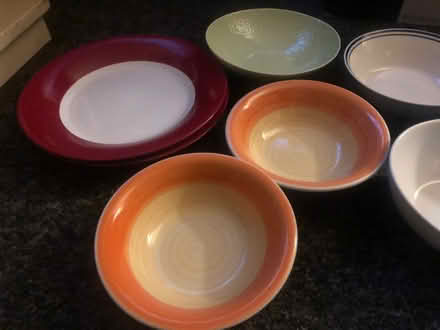 Photo of free Plates and bowels (Hednesford WS12) #1