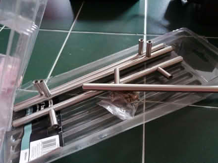 Photo of free 4 x Chrome cupboard handles (Stirchley B30) #1