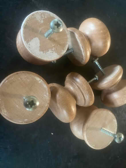 Photo of free Wooden drawer knobs (Brimfield, Ludlow) #1