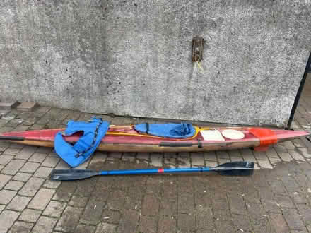 Photo of free Fibreglass Canoe / Paddle/Buoyancy Aid / Spray Deck (Gatebeck LA8) #1