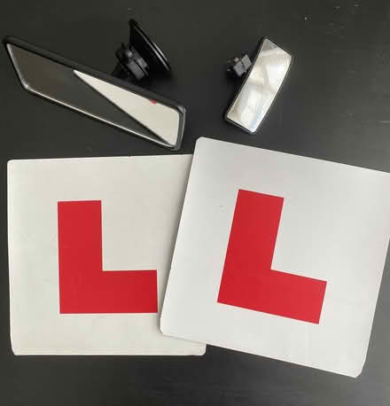 Photo of free L-plates & mirrors for learner (Horsham) #1
