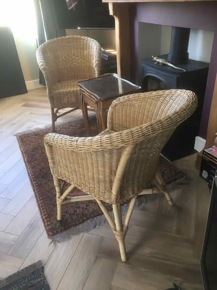 Photo of free Wicker chairs (Cobham, KT11) #3