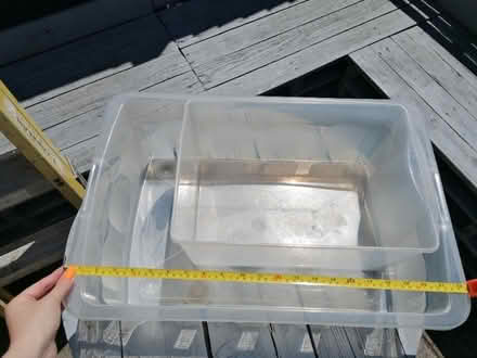 Photo of free to collecter 2 different plastic containers / boxes wi (City of Bristol BS4) #2
