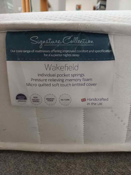 Photo of free Single pocket Sprung Mattress (Simmondley SK13) #2