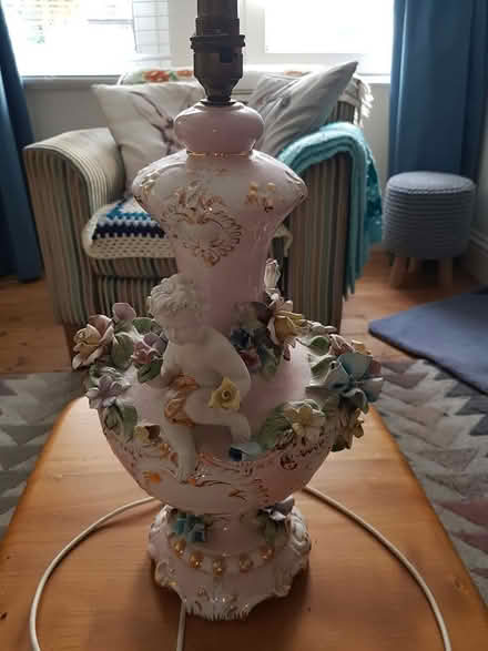 Photo of free Vintage porcelain lamp (no shade) (West Worthing) #4