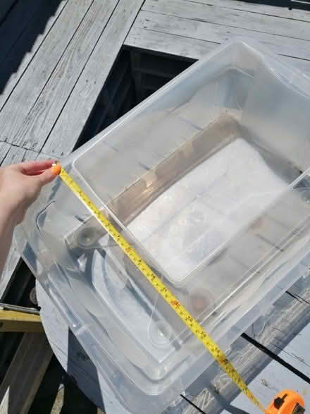 Photo of free to collecter 2 different plastic containers / boxes wi (City of Bristol BS4) #3