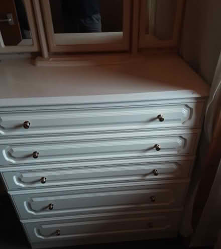 Photo of free Large chest of drawers and vanity mirror (Cambus FK10) #2