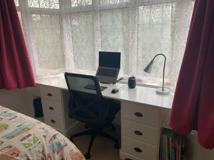 Photo of free Handmade wooden bay window desk (Mitcham CR4) #1