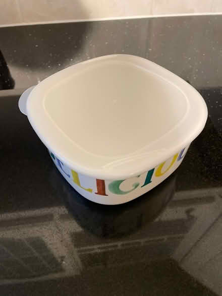 Photo of free Plastic storage dish with lid (RG30) #1