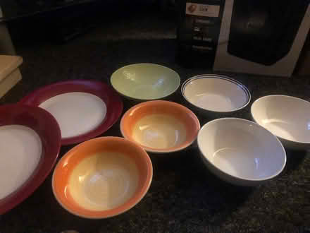 Photo of free Plates and bowels (Hednesford WS12) #2