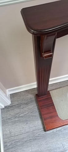 Photo of free CW1 - Dark wood varnished fireplace (Crewe CW1) #2