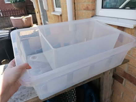 Photo of free to collecter 2 different plastic containers / boxes wi (City of Bristol BS4) #1
