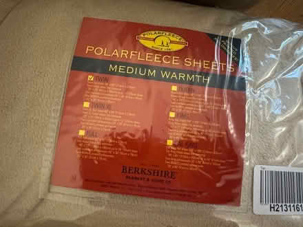 Photo of free Queen size beige fleece set (upper west side) #1