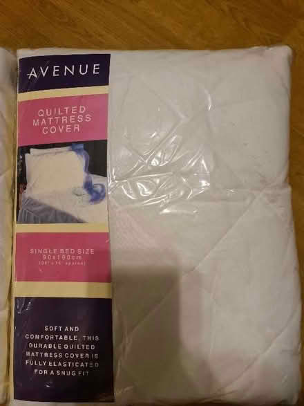 Photo of free X2 single quilted mattress covers (Tower Gardens Estate N17) #2