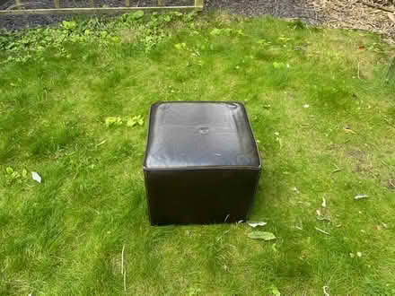 Photo of free Pouffe - brown leather (Headington OX3) #1