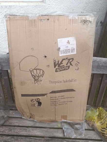 Photo of free Trampoline basketball set (Boswall EH5) #1